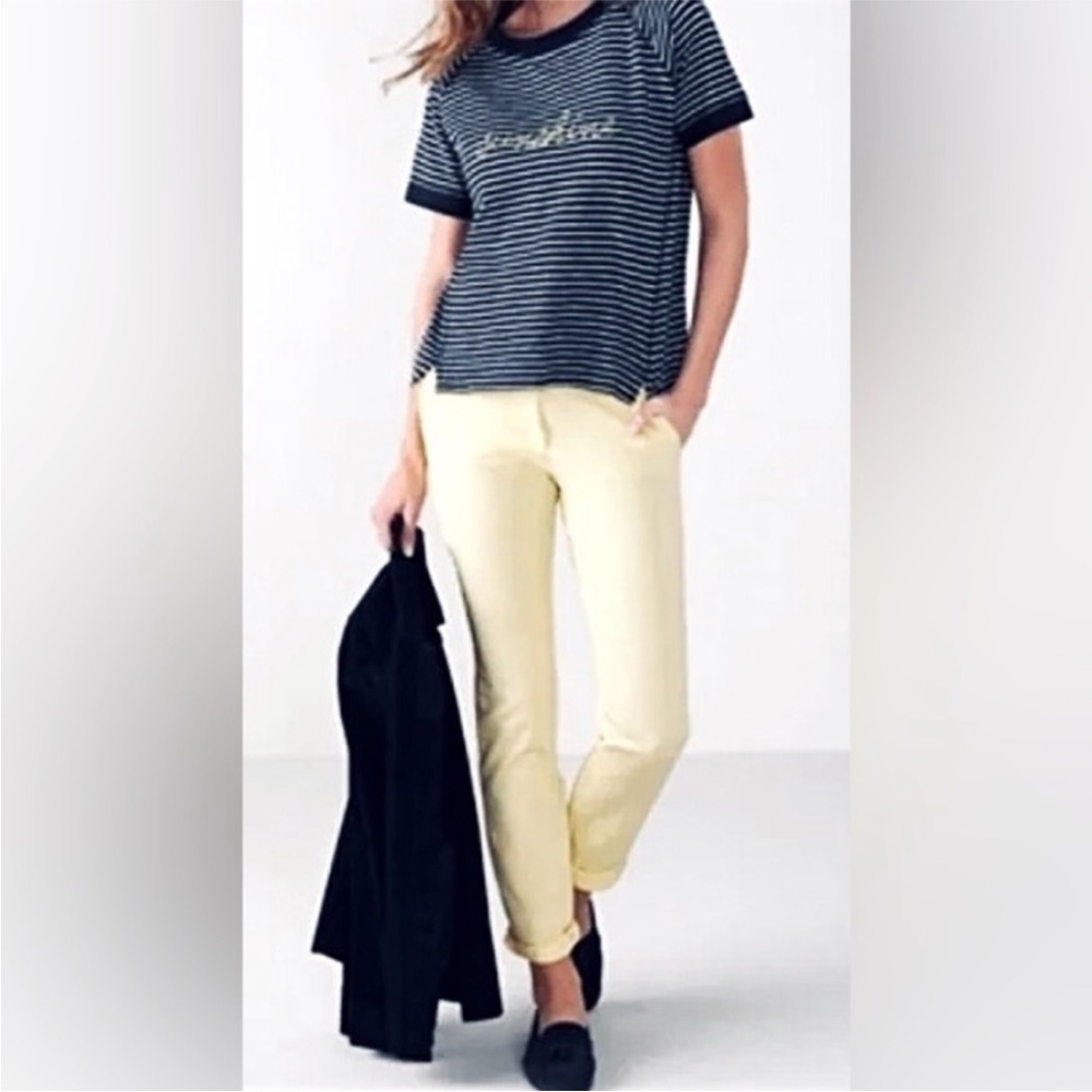 Aeropostale | Women’s Light Yellow Straight Leg Trousers Pants Size 1/2 (XS)